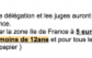 COMPETITION de Zone à CRETEIL les 10 et 11/12/2011
