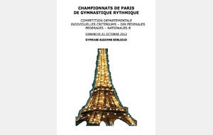 CHAMPIONNATS DE PARIS 2012