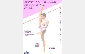 CHAMPIONNAT IdF Marne &quot;Individuelles&quot; (2ème WE)