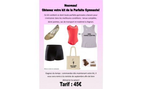 Kit de la parfaite gymnaste