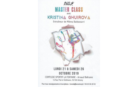 STAGE MASTER CLASS ASRA AVEC Khristina GHUIROVA